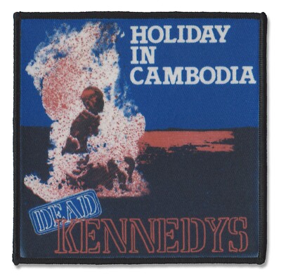 Dead Kennedys Holiday in Cambodia Punk Sew-On Patch Band Logo Vest Jacket