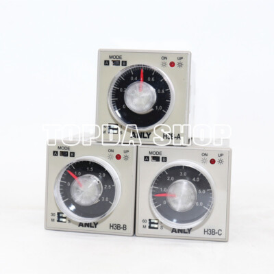 Taiwan replace Anliang ANLY Multi-stage Delay Time Relay H3B-A -B -C-D 200-240V