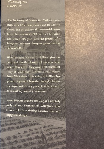 Napa Wine: A History by Charles L. Sullivan (2008 Hardcover) Sonoma Wine (2013) - Picture 6 of 8
