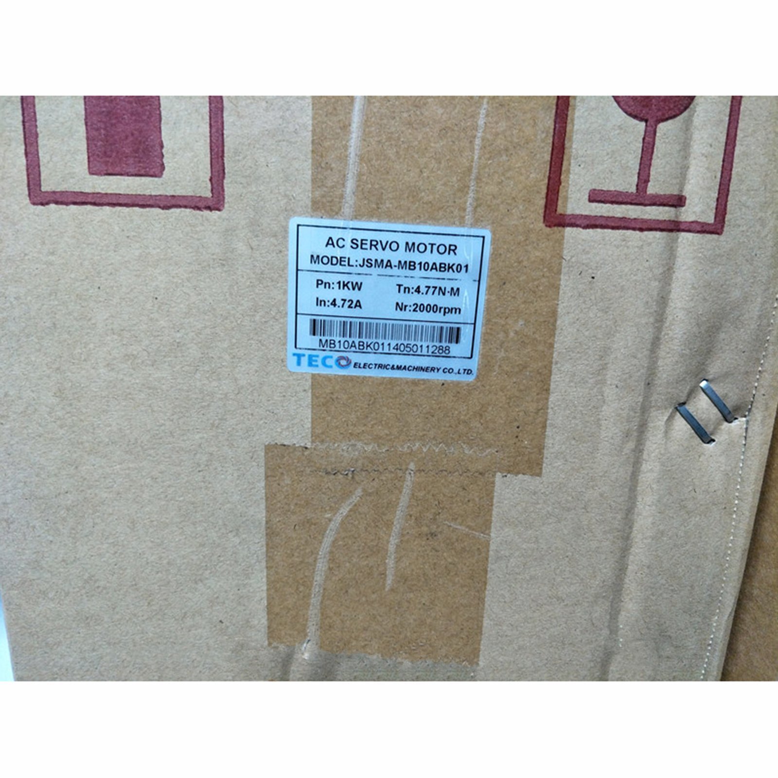 NEW 1PC For TECO JSMA-MB10ABK01 AC servo motor In Box Free Shipping DHL/FedEx