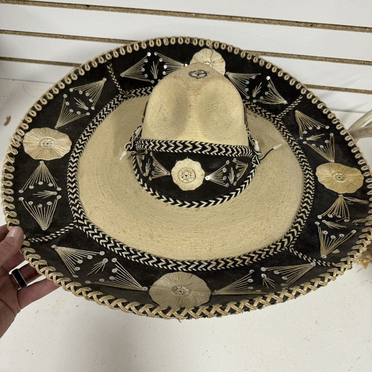 Vintage 50s Genuine Sombrero Calidad Mexican Hat Mariachi Band