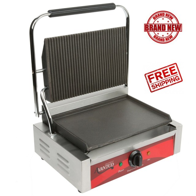 Panini Press Machine With Removable Plates Small Kitchen