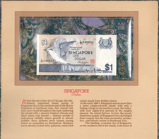 Most Treasured Banknotes Singapore 1976 1 Dollar P-9 UNC Low # E/99 040652
