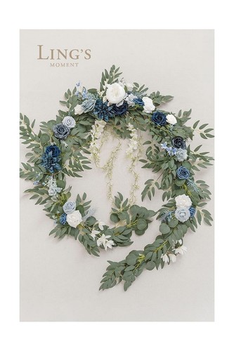 Ling's Moment 9FT Spring Flower Garland- Wedding Arch Flowers for Backdrop De... - Picture 6 of 6
