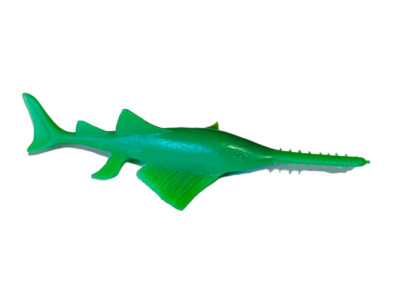 Deep Sea Creature 1968 MPC plastic cereal toy figure marx vtg Sawfish Saw Fish