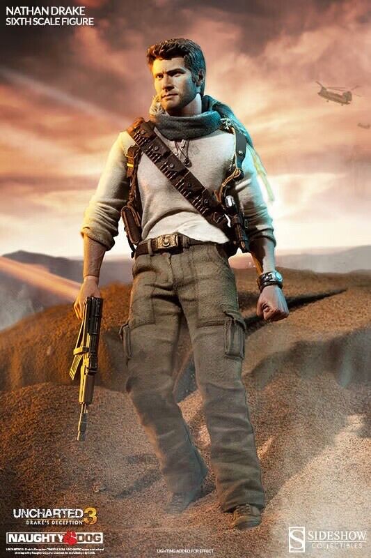 Nathan Drake Uncharted 3 1/6 Scale Figure