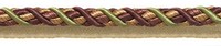 "DÉCopro Pflaume Olive Beige 7/16\" Dekoratives Lip Cord Plum Orchard [Am Meter]"