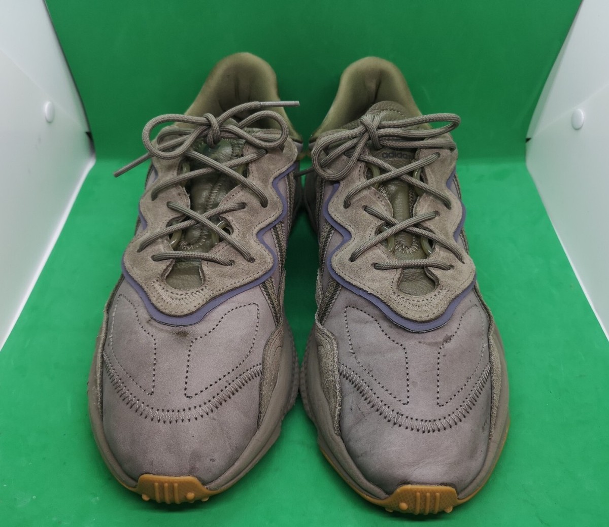 adidas Ozweego Mens Size 8.5 Trace Cargo Green Running Shoes EE6461  NEW Available Now // adidas Ozweego Arrives in Olive and Gum for  main image 3