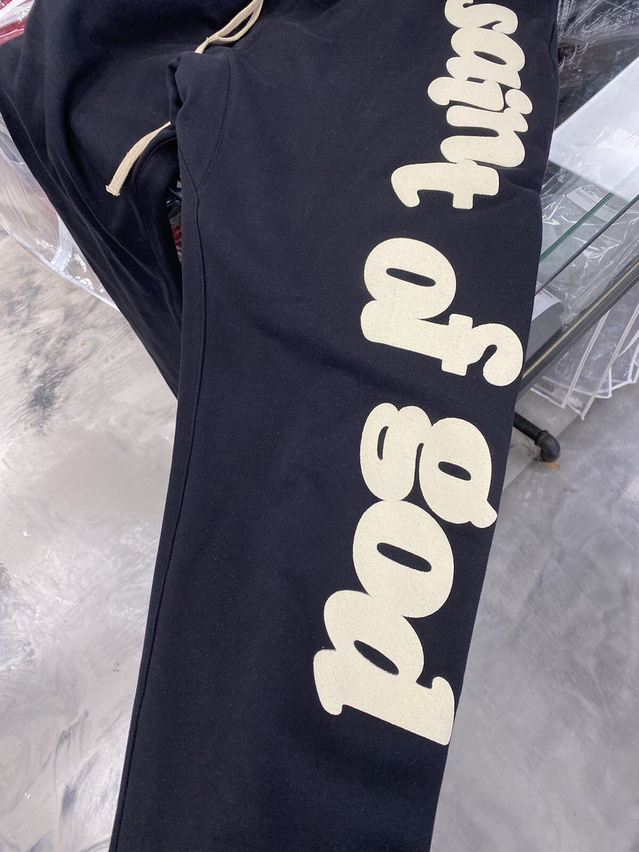Saint Michael X Fear Of God Sweatpants Black Medium Authentic | eBay