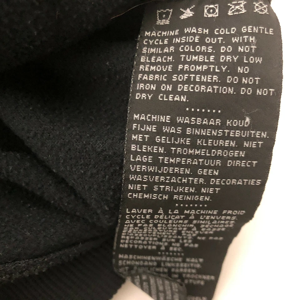 Harley Davidson Sudadera con Capucha Negra Alas de Águila Logo Estilo Clásico Talla MEDIANA Foto 4 de 4