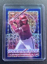 2021 PANINI Chronicles OVERDRIVE Vladimir Guerrero Jr #12 Blue Velocity Prizm