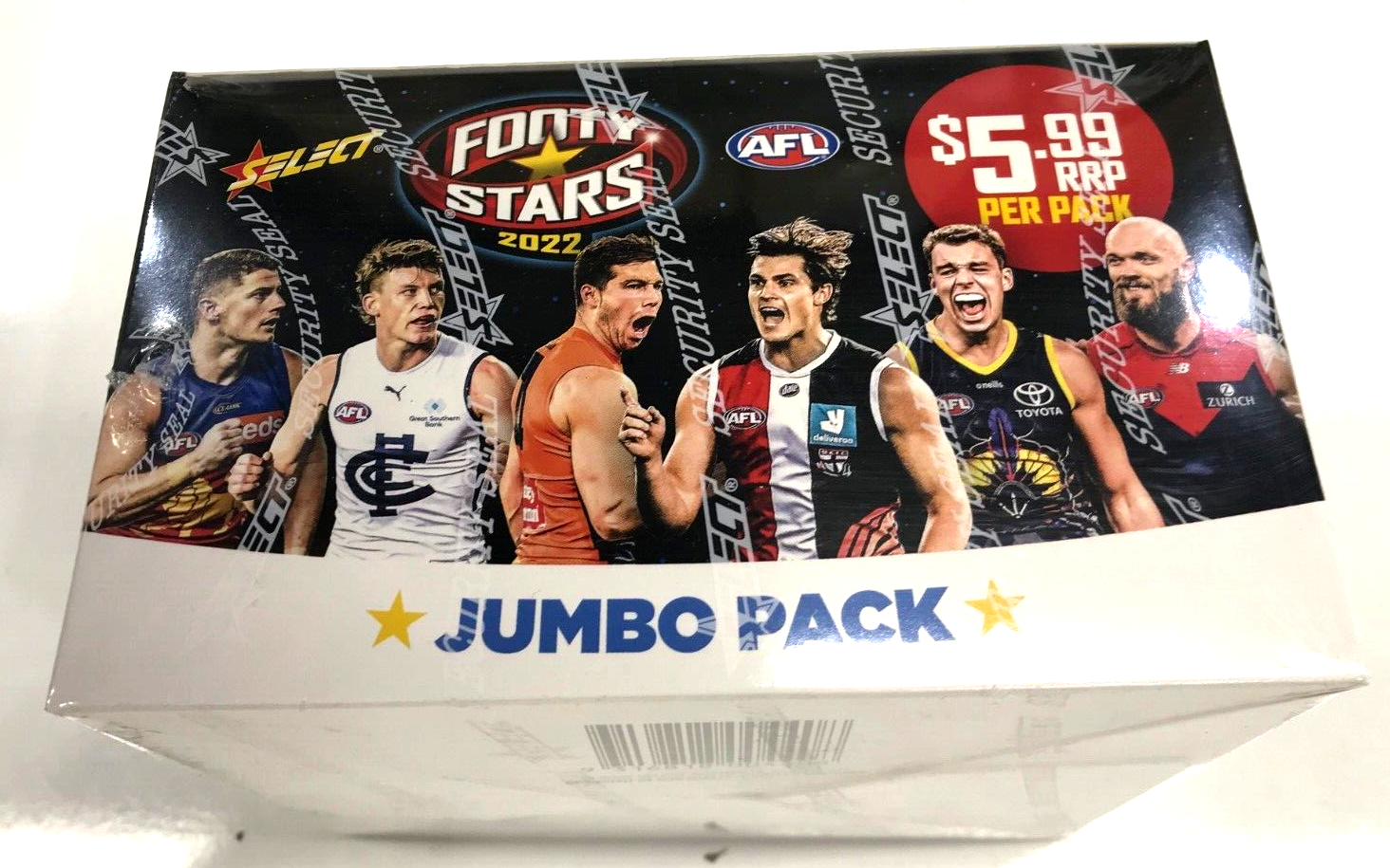 2022 Select AFL Footy Stars Trading Cards JUMBO Factory Sealed Case (8