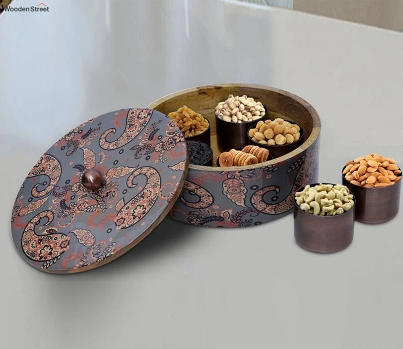 Natural Wooden Bamboo Bread Bin Bread Dry Food Container Dual-Shelf Storage Box
Opens in a new windo