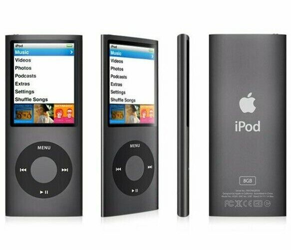 Apple iPod Nano 4th Generation 8GB 16GB All Colors Silver Gray Blue Green  Purple