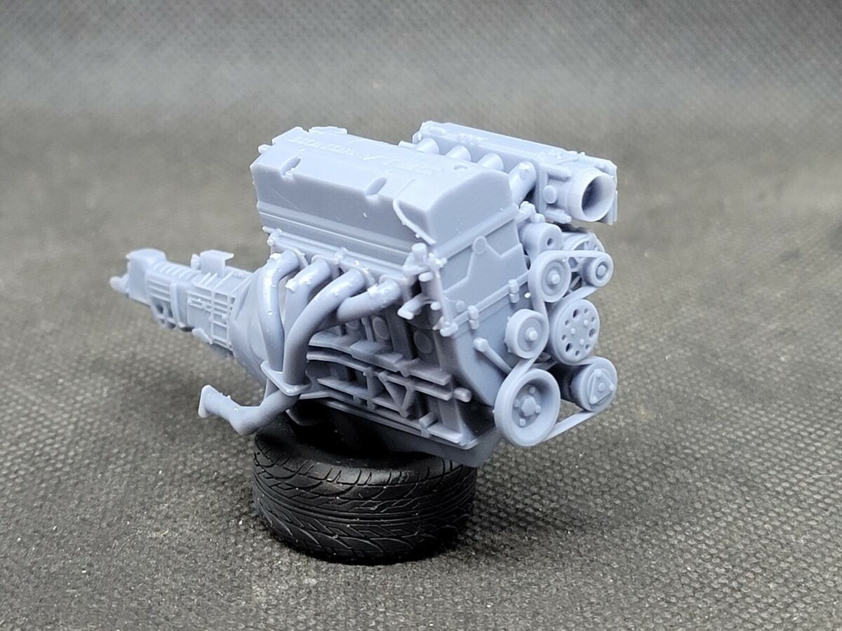 Honda F20C S2000 model engine resin 3D printed 1:24-1:8 Honda F20C S2000 model engine resin 3D printed 1:24-1:8