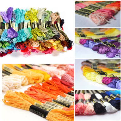 Lotto 100 Matasse Per Cucire Filo Da Ricamo In Cot... - Grandado - Foto 2