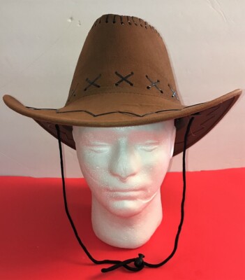 Western Cowboy/Travel Hats Unisex Suede, Light Brown | eBay display picture 1