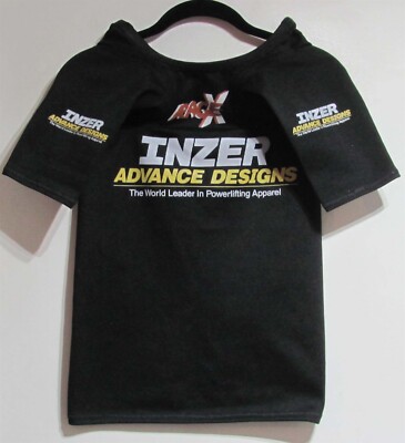 Inzer Rage X Bench Shirt 34 Black w/H.D. Collar option + 1'' Scoop Neck (LU)