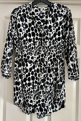 Liz Lange Maternity For Target Size M Pullover Abstract Dot 3/4 Sleeve Tunic 