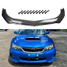 For Subaru Impreza Wrx Hatchback Carbon Style Car Front Bumper Lip Spoiler Chin For Subaru Impreza Wrx Hatchback Carbon Style Car Front Bumper Lip Spoiler Chin