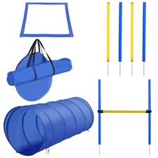 Hunde-Agility-Trainingsgeräte, Hund Agility Set, Blau Refurbished