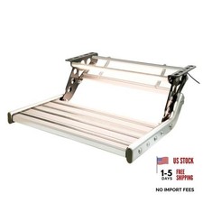 RV Camper Steps Single Drop Down Steps One-Hand Expand or Collapse Manual RV
