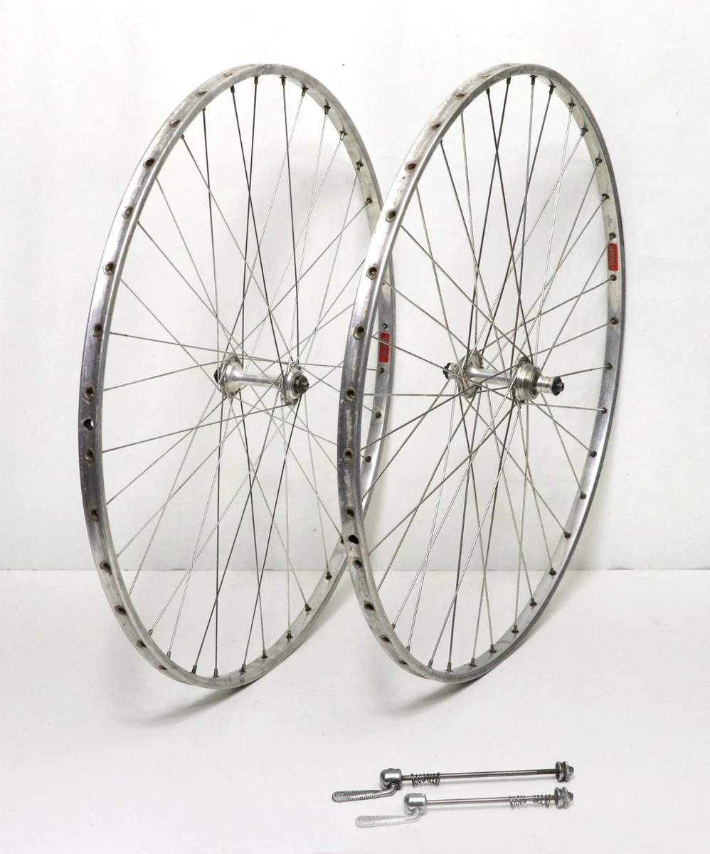 Moyeu Campagnolo Record Et Jante Nisi - Roue Vélo Course 36 Trous - Italie - Occasion