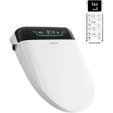 Electronic Bidet Toilet Seat with Heated Seat, Multiple Cleaning Modes, Adjustab