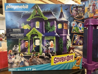PLAYMOBIL SCOOBY DOO ADVENTURE IN THE MYSTERY MANSION PLAYSET 70361 NEW