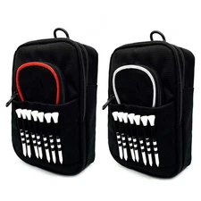 Small Golf Storage Tee Ball Bag Holder Pouch Case Golf Organizer