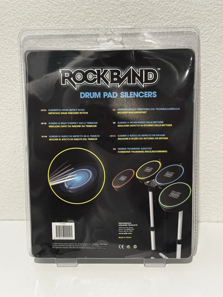 Rock Band Drum Pad Silencers (Harmonix, 2008) OEM New Factory Sealed - Image 4 of 4