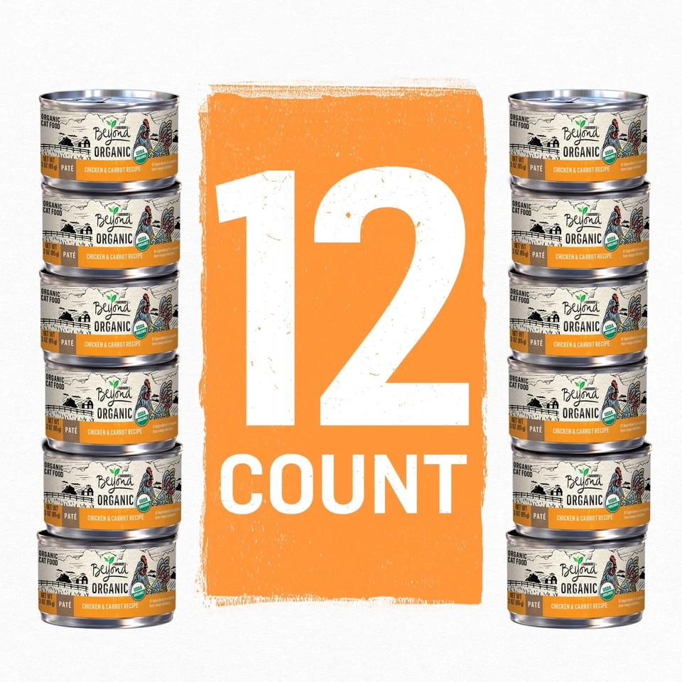(2 pack) Purina Beyond, Chicken & Carrot, Wet Cat Food, 3 oz Cans, 12 Count - Image 4 of 4