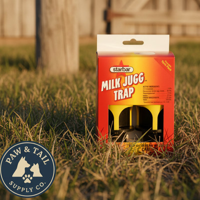 Starbar Milk Jugg Fly Trap Reusable Insecticide-Free Fly Catcher Tops Twin Pack!
