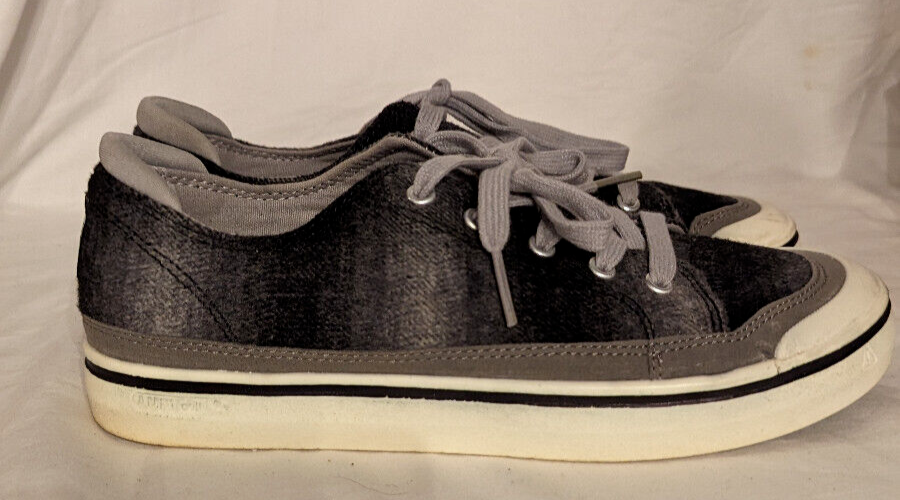 Scarpe sneakers Keen Elsa VI donna tela misura 9 5 nero bianco stringate 1023792