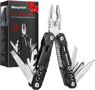 morpilot Geschenke für Männer, 25 in 1 Multitool Werkzeug, Kleine W