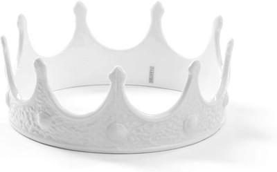 Seletti Memorabilia Porcelain My Crown White Decorative Piece