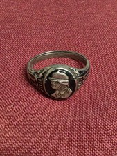 WW2 GERMAN ARMY SOLIDERS RING SIZE 11