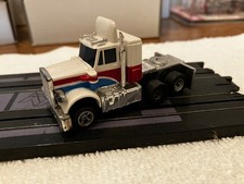 Aurora AFX Peterbilt, semi truck, tractor magnatraction HO slot car