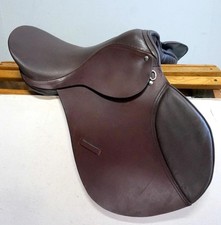 Oil Brown Horse EngLish SaddLe HuNt JuMp All PurPoSe 17" Closeout Floor Sample