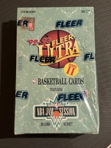 1992-93 Fleer Ultra Basketball Box Series 2 new case Jordan Shaq big $ Inserts