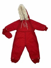 Vintage 50s/60s RARE Montgomery Ward Hoodie Unisex Snowsuit Puffer Winter 24 Mos