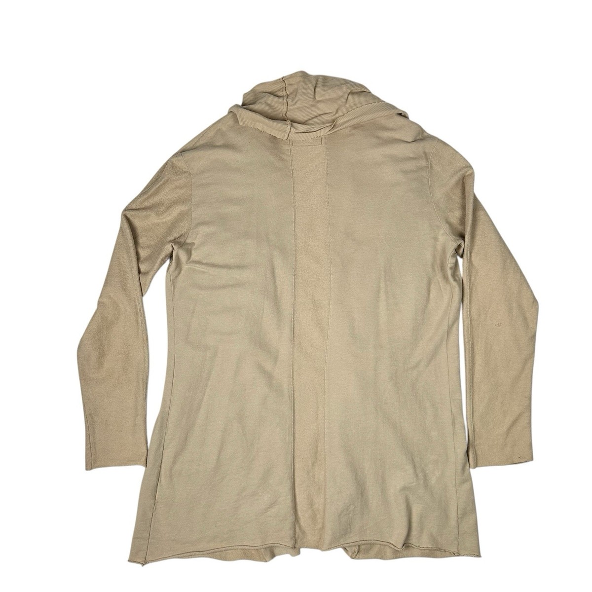 Daniel Patrick Los Angeles Shield Cloak Tan Shawl Collar Cardigan Sweater M View 5