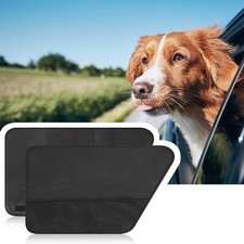 2PCS Car Door Protector for Dogs,Waterproof, Anti-Scratch, with Mesh Pockets ...