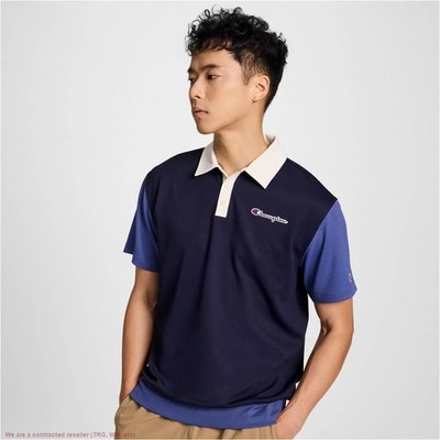 Champion Men's Polo Shirt - Navy L