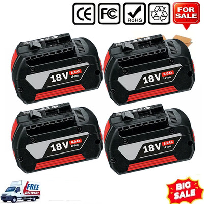 Battery  BAT609 For BOSCH 18V CORE 18 Volt 8.0Ah High Performance BAT618