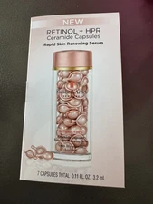 Elizabeth Arden Retinol Ceramide Capsules Line Erasing Night Serum 7 Ct NEW