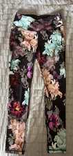 Calia By Carrie Underwood Energize Floral Multicolored Leggings- Size Small