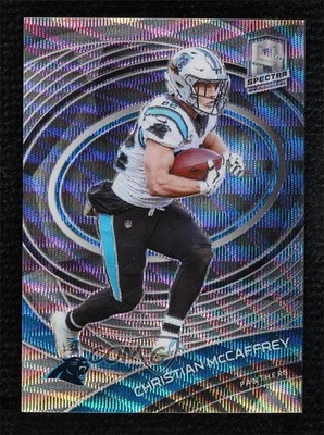 2021 Panini Spectra Wave Prizm 1/10 Christian McCaffrey #14 0d44