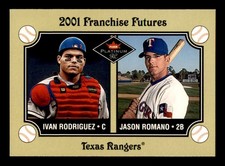 2001 Fleer Platinum #462 Ivan Rodriguez / Jason Romano FF