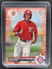 2017 Topps Holiday Bowman Juan Soto Red Sweater #/10 Nationals